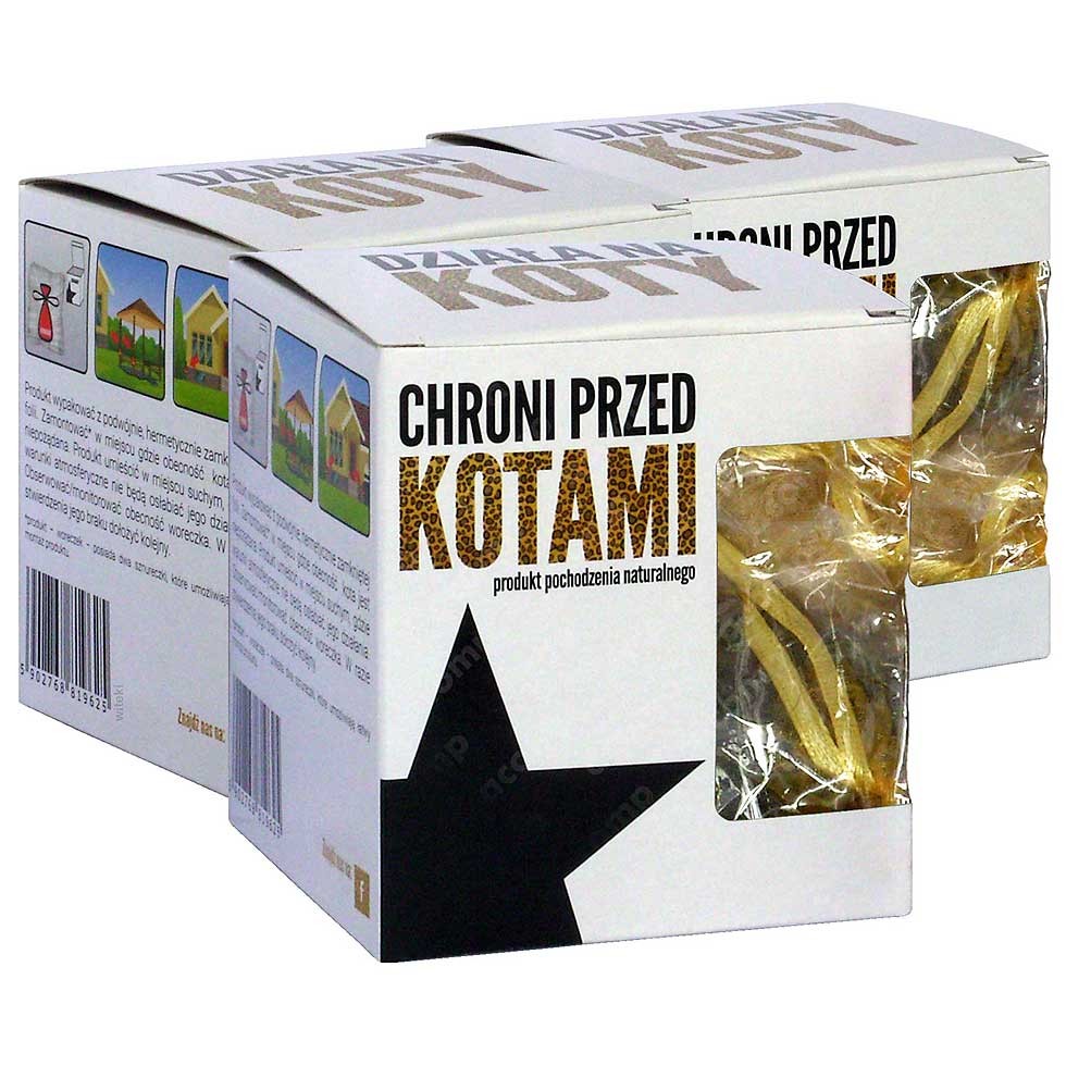 KUNAGONE na koty odstraszacz do auta i domu 6-pak