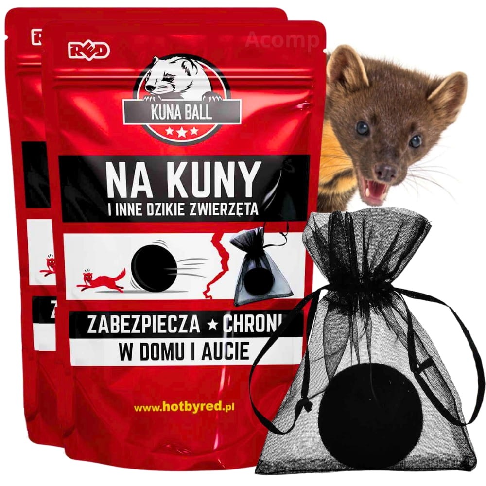 Zawieszka na kuny do auta i domu KUNA BALL 2-pak