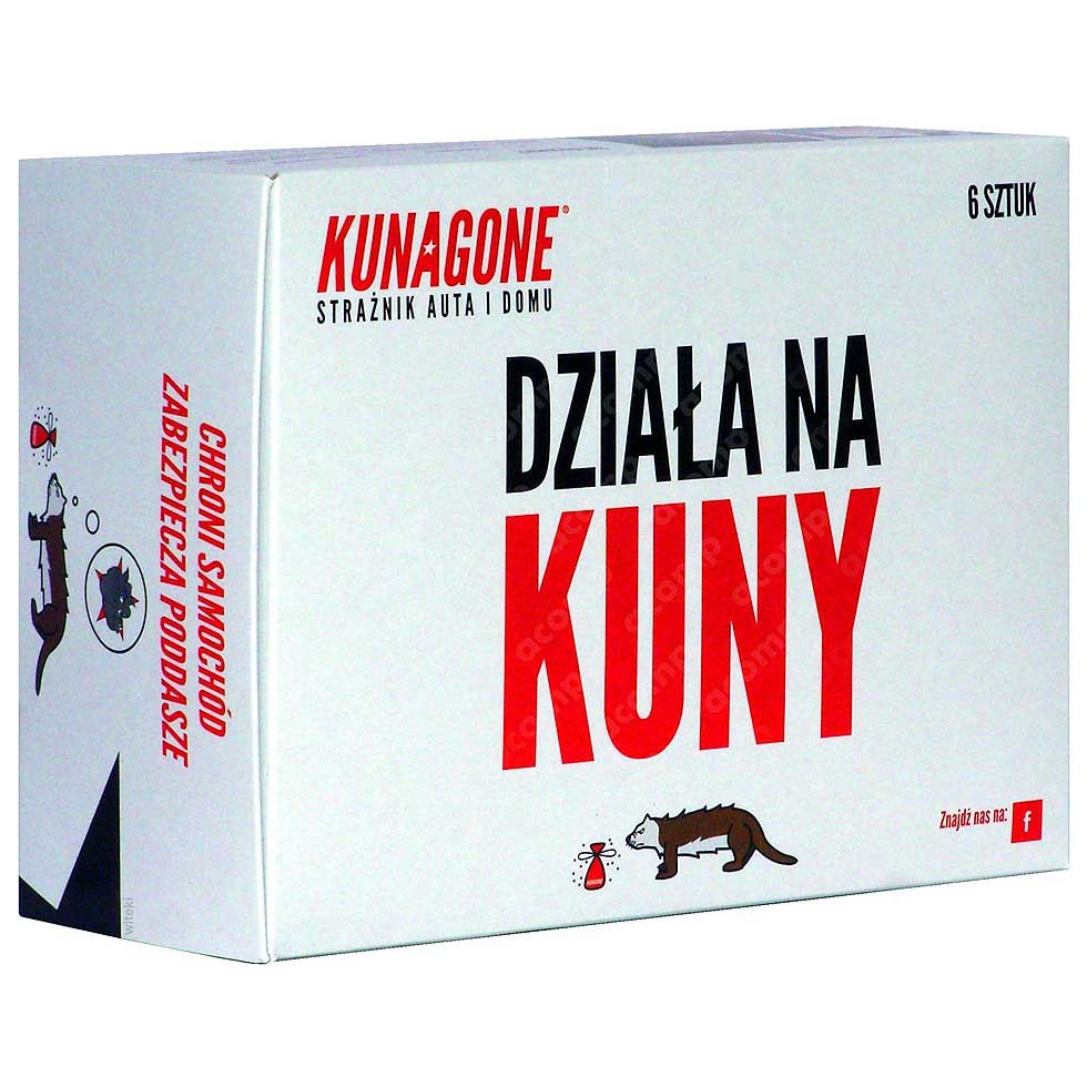 Woreczki na kuny i gryzonie do auta KUNAGONE 6-pak
