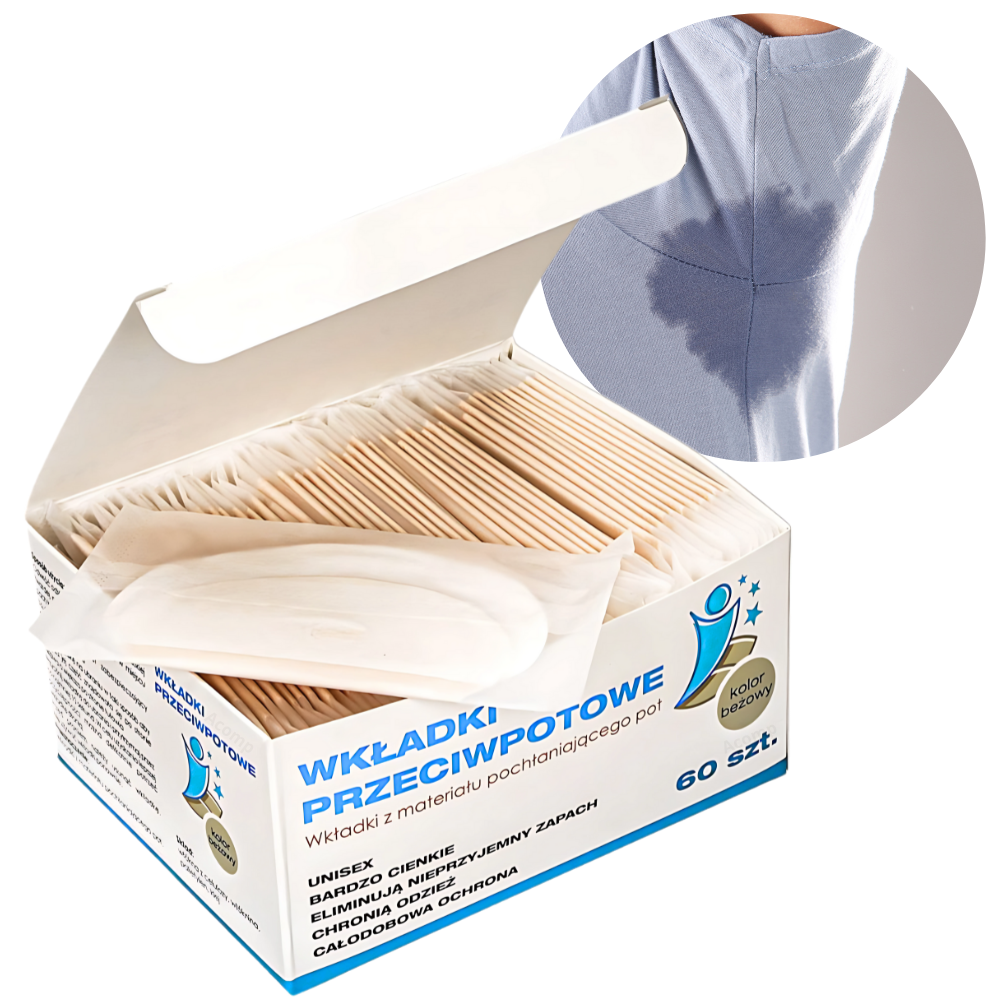 mediTRADE wkładki przeciwpotowe pod pachy UNISEX (Beżowe)