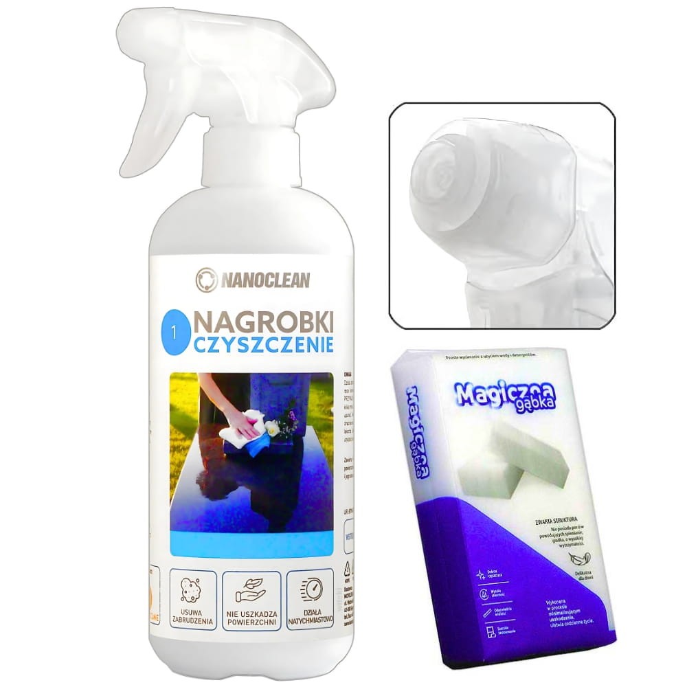 Płyn do czyszczenia nagrobków Nanoclean 500ml
