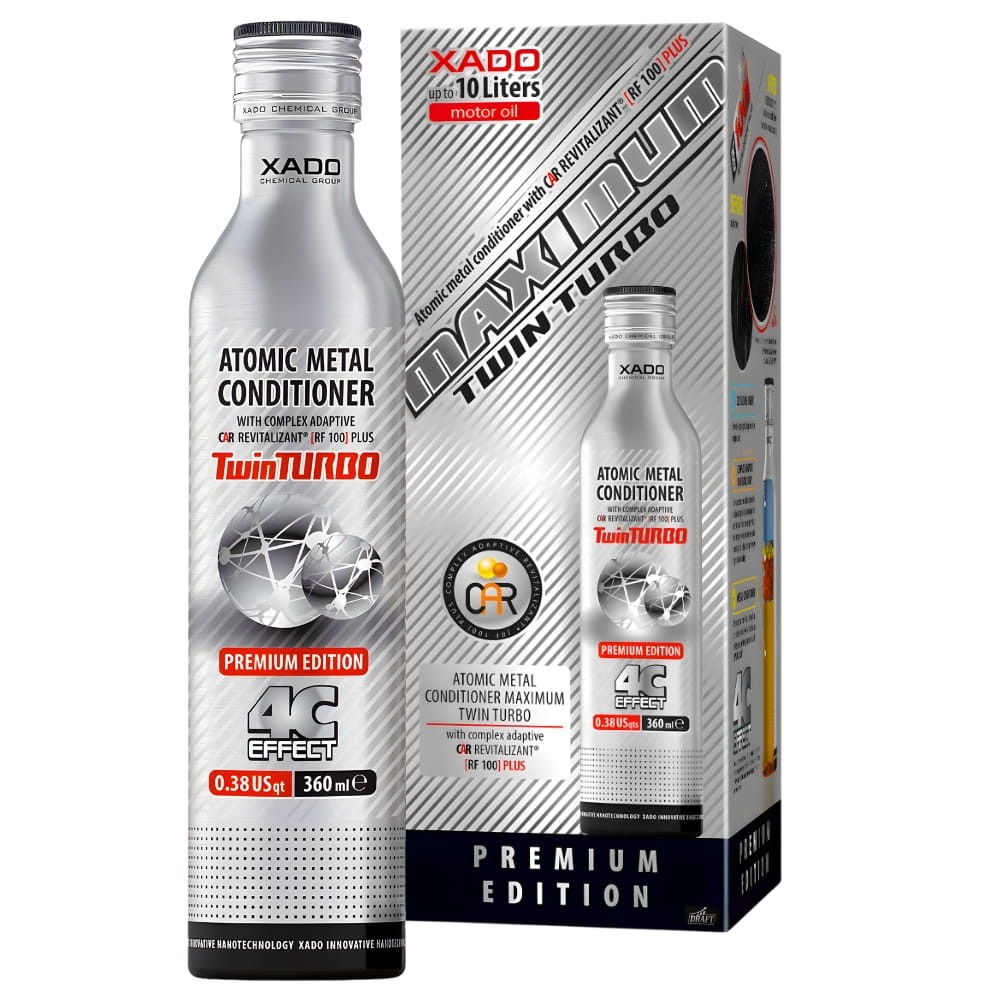 XADO Twin Turbo preparat do ochrony silnika z Biturbo i turbosprężarką