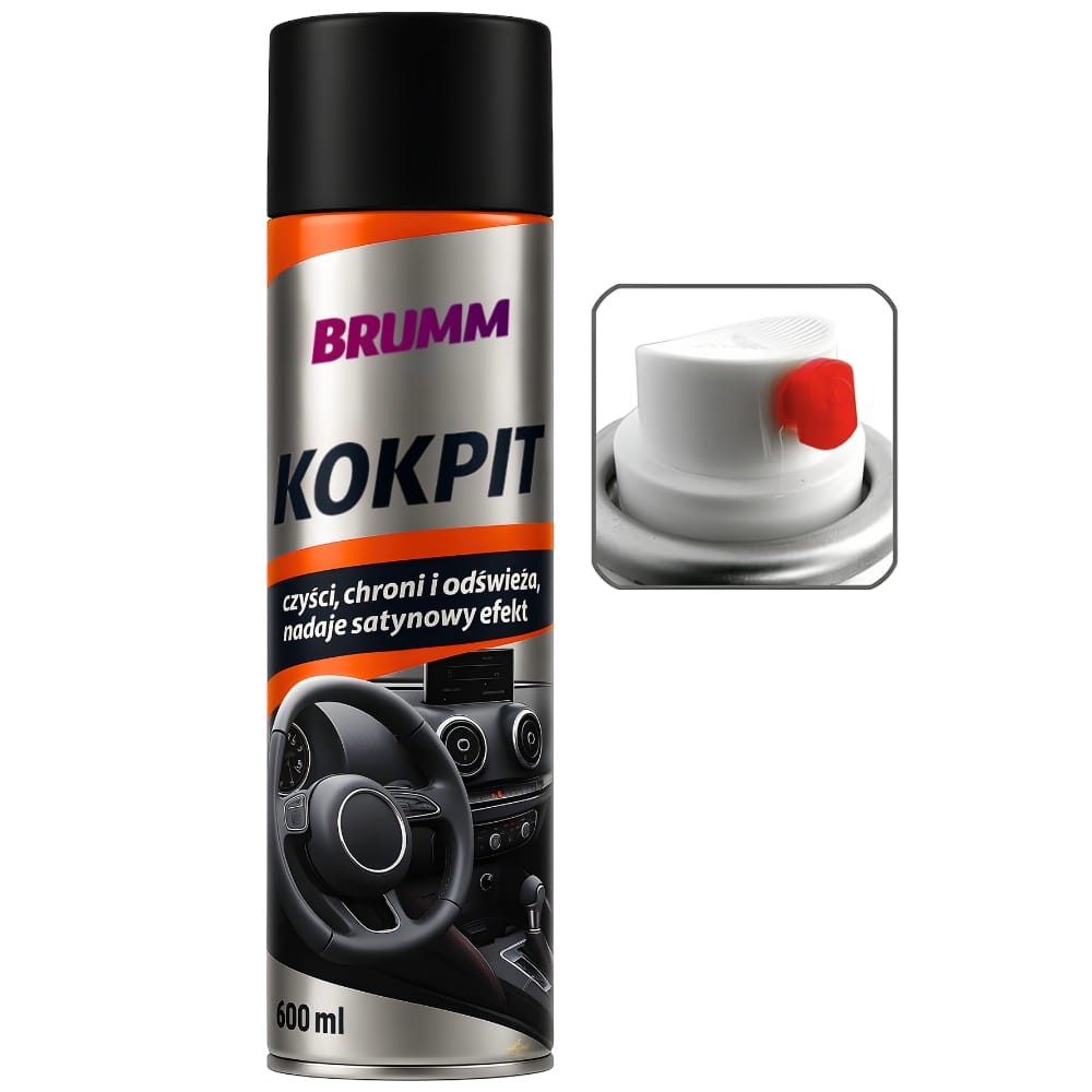 Profesjonalny środek do czyszczenia kokpitu Brumm 600ml