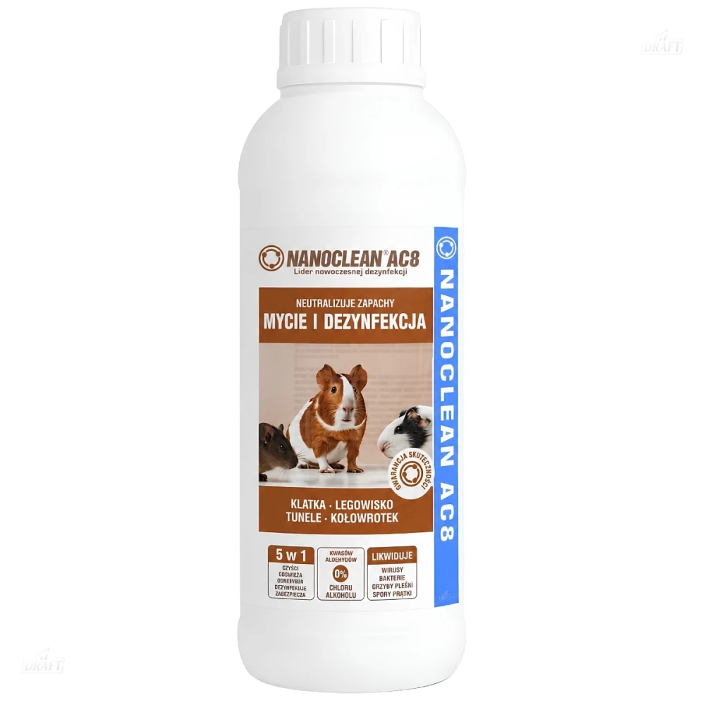 Nanoclean AC8 HOME małe zwierzęta 1000ml