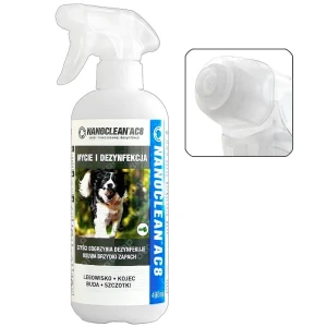 Preparat do usuwania zapachu moczu psów Nanoclean 490ml 