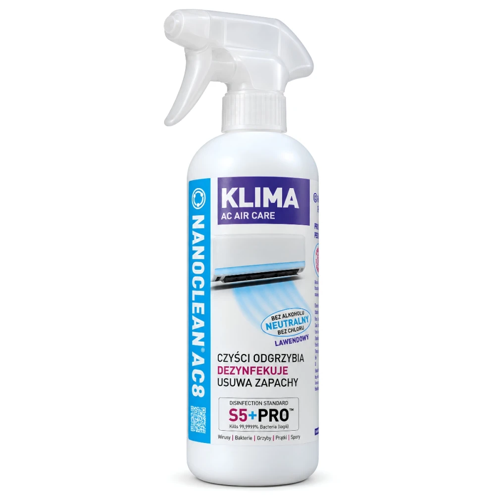 Nanoclean Płyn do czyszczenia klimatyzacji domowej 490ml