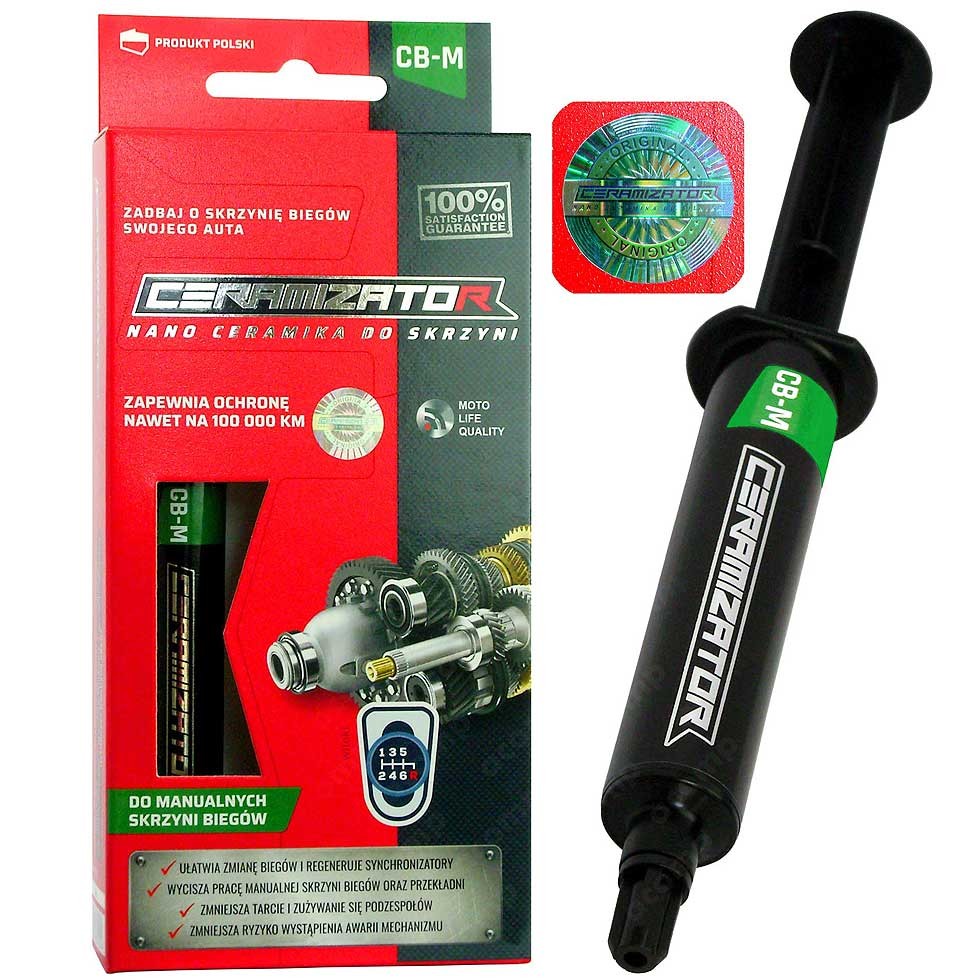 CERAMIZATOR CB-M dodatek do manualnej skrzyni biegów, tylnego mostu
