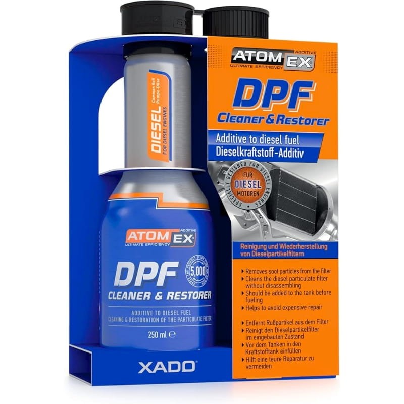 XADO DPF Cleaner Restorer 250ml dodatek do wypalania DPF/FAP, wspomaga układ VTG w turbo