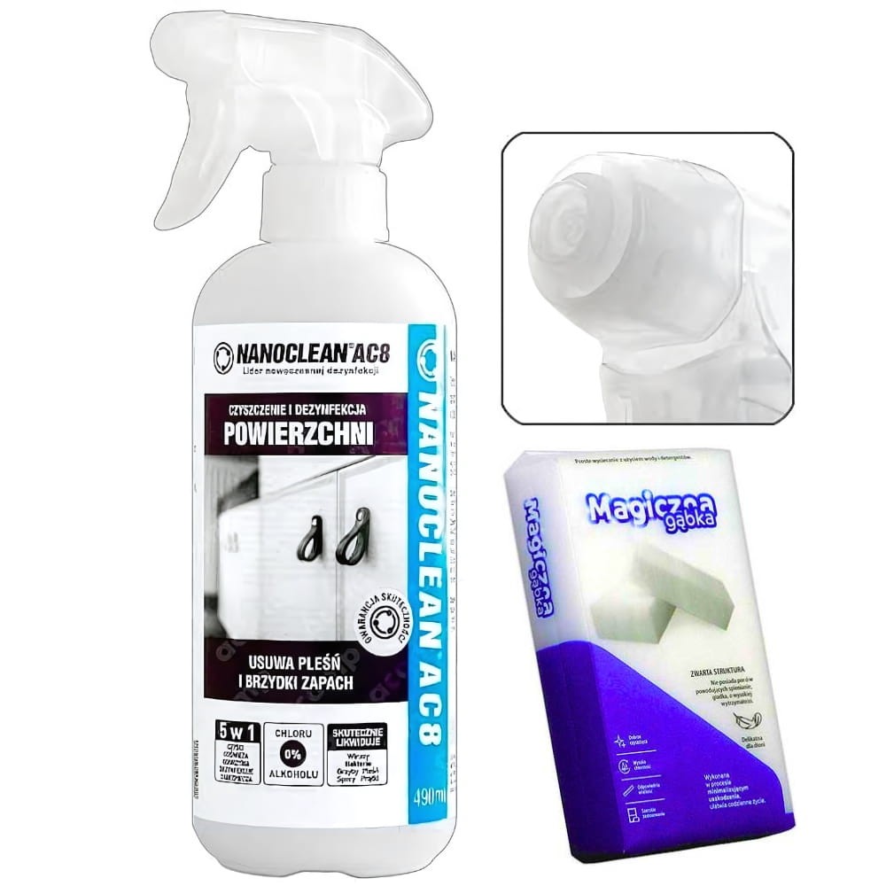 Płyn do dezynfekcji powierzchni Nanoclean 490ml