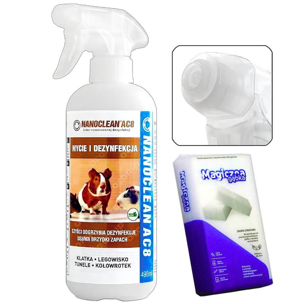 Nanoclean AC8 do czyszczenia Klatek, Terrarium