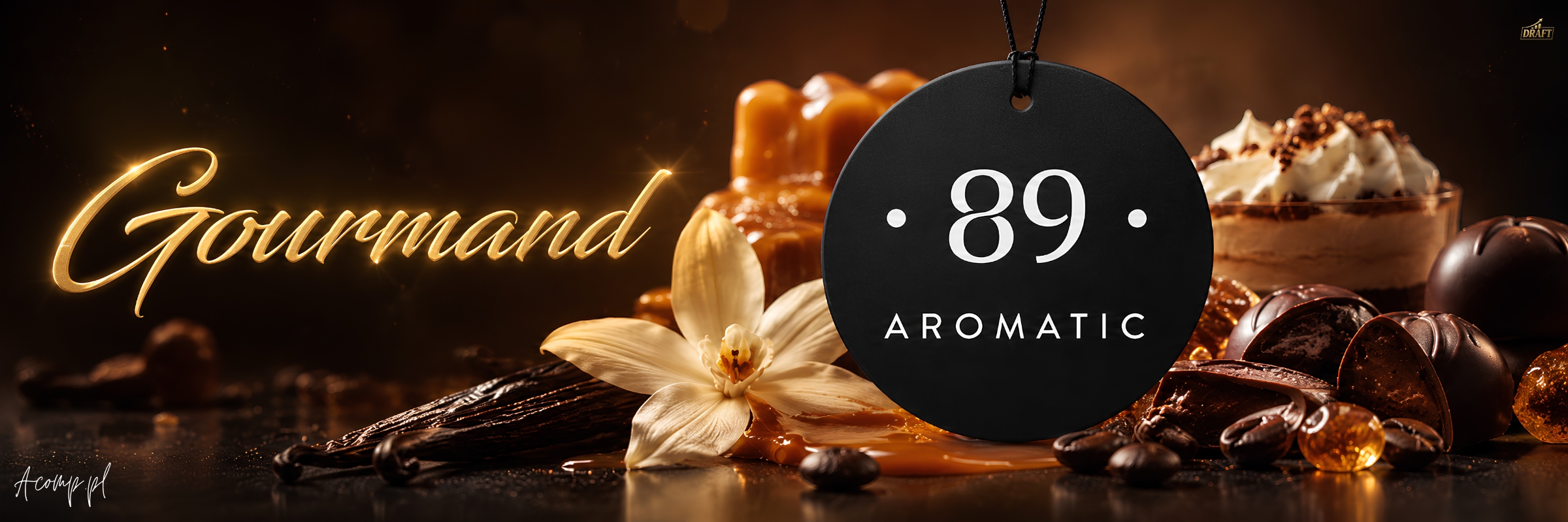 Aromatic 89 Gourmand – słodkie i otulające zapachy do samochodu