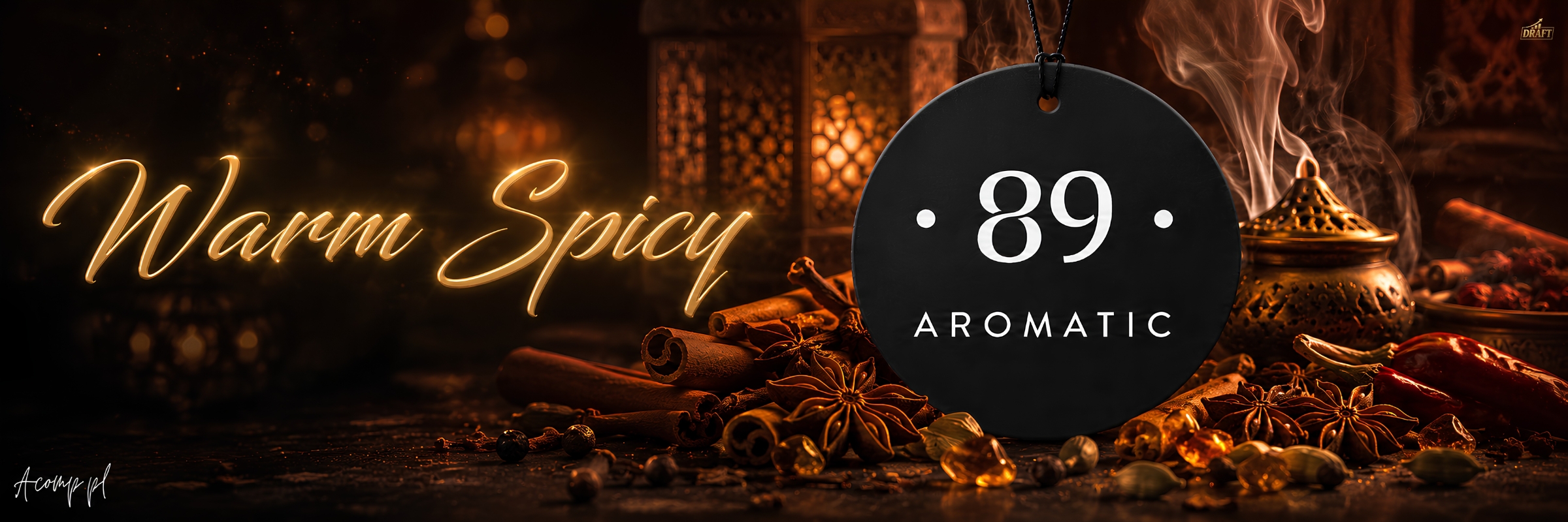 Aromatic 89 Warm Spicy – ciepłe i wyraziste zapachy do samochodu